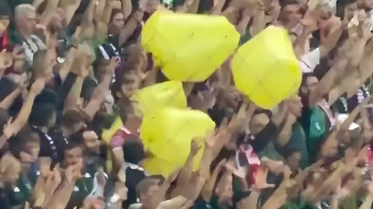 Kocaelispor-Amedspor maçında “sarı torba” gösteren 5 taraftara ev hapsi